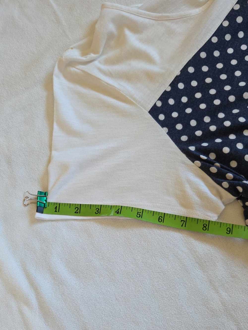 Chirstoper & Banks Short Sleeve Polka Dot Jersey Shirt - Picture 7 of 9